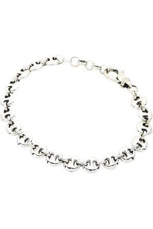 Sophie Buhai Small Circle Link Bracelet in Metallic Silver