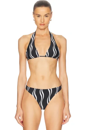 Solid The Yasmeen Bikini Top in Black