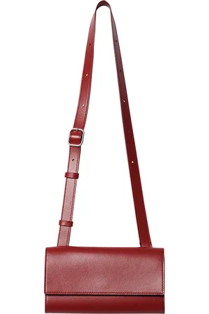 The Row Belt Flap Bag in Red