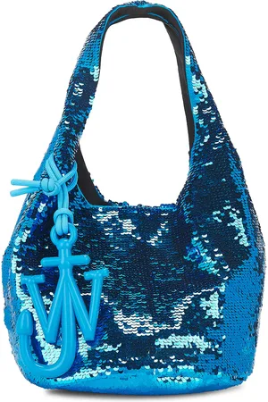 J.W.Anderson Mini Sequin Shopper Bag in Teal