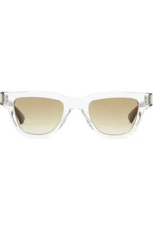 Saint Laurent Square Sunglasses in Ivory