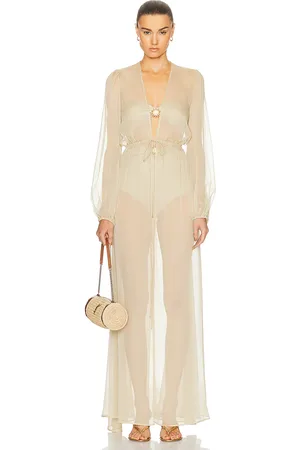 Shani Vera Maxi Dress in Beige