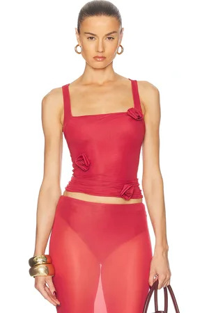 Maygel Coronel Zinnia Top in Red
