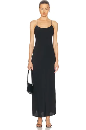St Agni Fine Chain Silk Slip Dress in