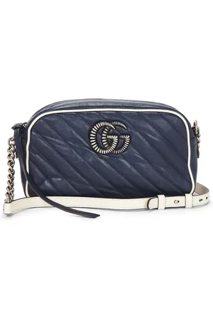 Gucci GG Marmont Shoulder Bag in Navy