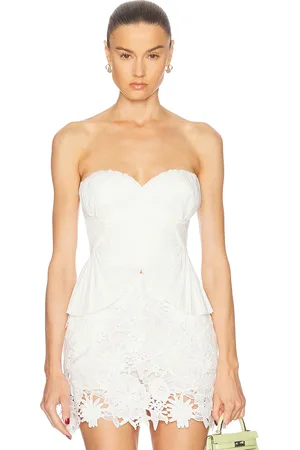 Cult Gaia Jace Top in Ivory