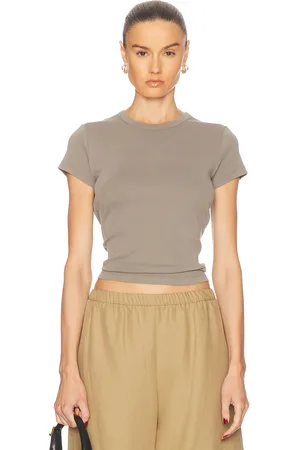 St Agni Organic Cotton Baby Tee in ,Taupe