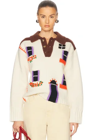 J.W.Anderson House Polo Jumper in Ivory