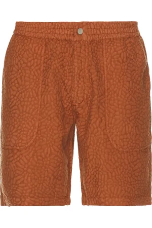 Oas Terracotta Turleo Nico Shorts in Rust