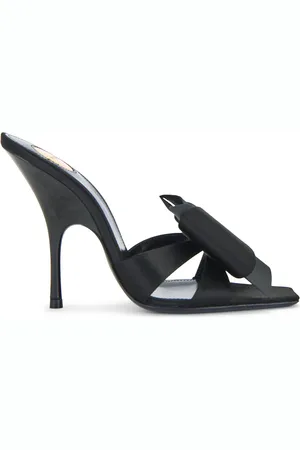 Saint Laurent Tuxedo Sandal in Black