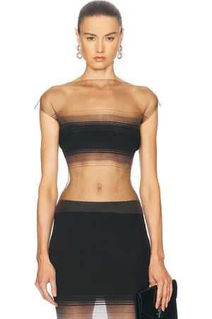 Grace Evanescent Censor Top in Black
