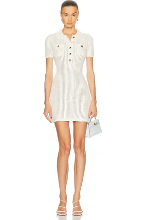 Self-Portrait Sequin Crochet Mini Dress in