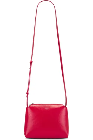 Khaite Lina Medium Crossbody Bag in Red