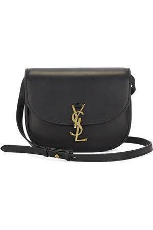 Saint Laurent Medium Kaia Satchel Bag in Black