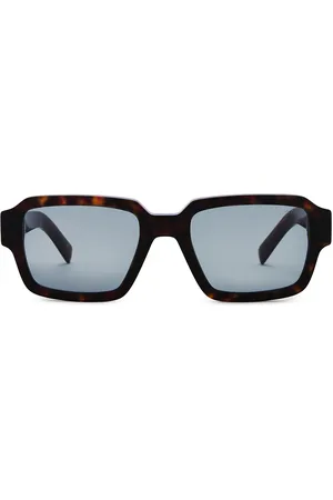 Prada Square Frame Sunglasses in Brown in Brown