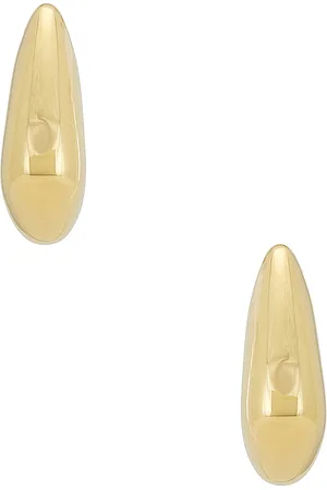 Bottega Veneta Drop Earrings in Metallic Gold