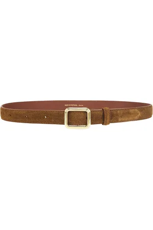 LIÉ STUDIO Georgia Wide Belt in Brown
