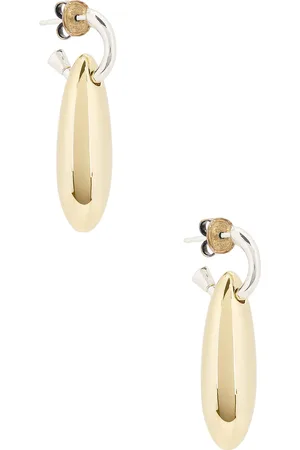 Bottega Veneta Dangle Earrings in Metallic Gold