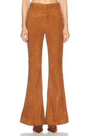 Retrofete Manuela Pant in Brown