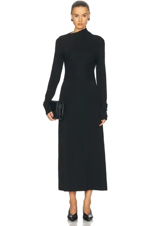 Totême Draped Jersey Dress in