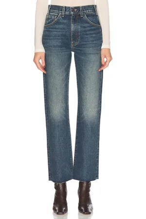 NILI LOTAN Calla Straight Leg in Blue