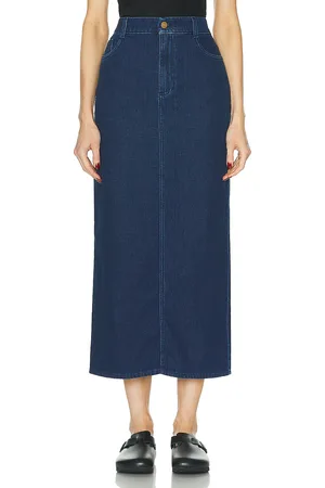 TOVE Sera Skirt in Denim-Dark