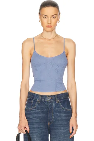 Cou Cou Intimates The Long Cami Top in Blue
