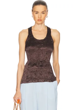 Bottega Veneta Tank Top in Brown