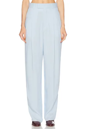 Bottega Veneta Straight Leg Pant in Blue