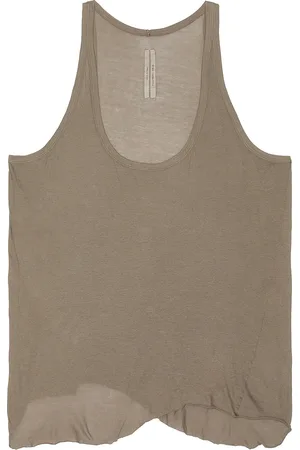 Rick Owens Lo Cut Tank in Brown