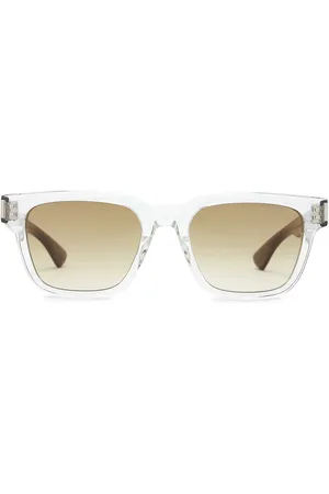 Saint Laurent Rectangular Sunglasses in Brown