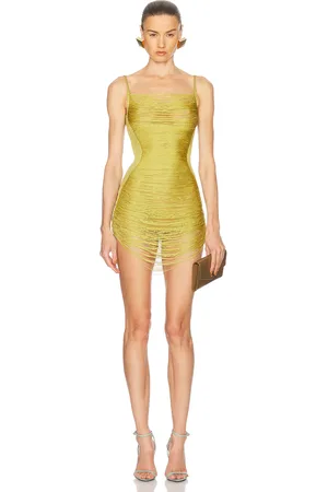 The Attico Mini Dress in Green