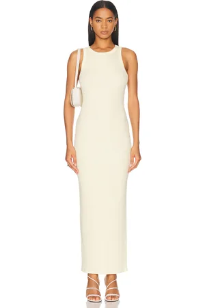 SPRWMN Racer Maxi Dress in Yellow