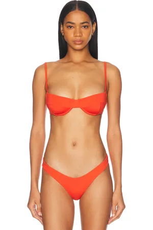 Haight Vintage Bikini Top in Orange
