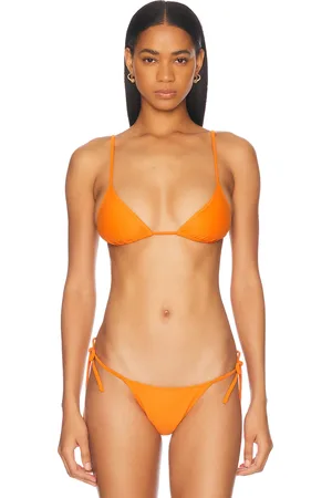 Tropic of C Equator Bikini Top in Orange