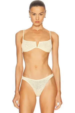 Bond Eye Nora Balconette Bikini Top in Yellow