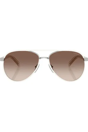 Prada Aviator Sunglasses in Metallic