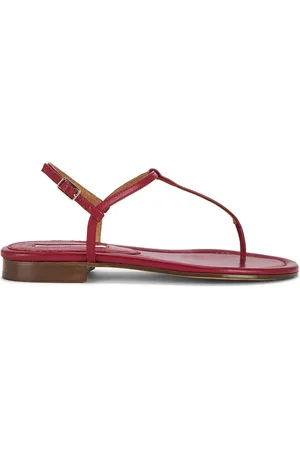 EMME PARSONS Cecilia Flat in Burgundy