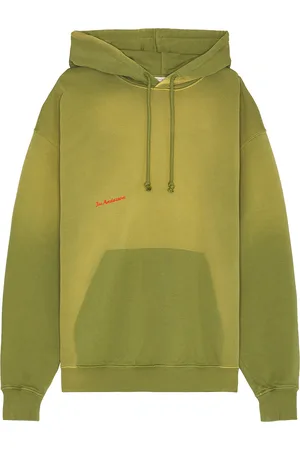 J.W.Anderson Aged Logo Hoodie in Green
