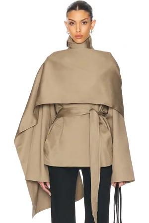 EAVES Yuna Crop Trench in Brown