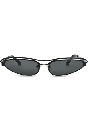 The Attico Norma Sunglasses in Black