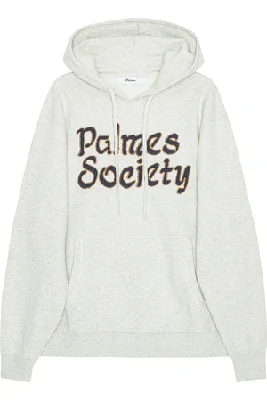 Palmes Society Hoodie in Light Grey
