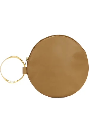 The Row Round Bracelet Clutch in Brown