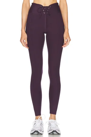 YEAR OF OURS Ribbed Football Legging in Purple