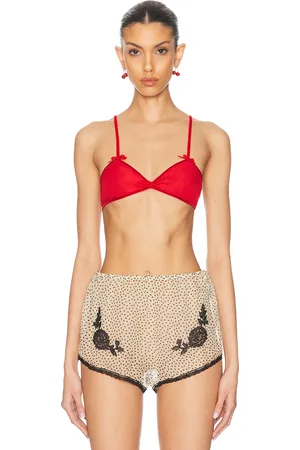 VALENTINO Solid Bra in Red