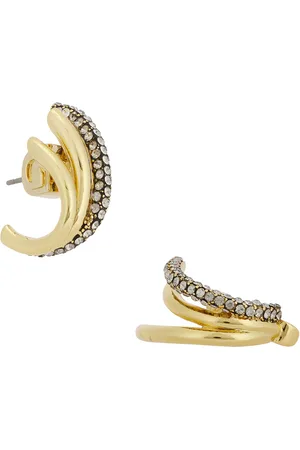 DEMARSON Whitley Crawler Ear Cuff in Metallic Gold