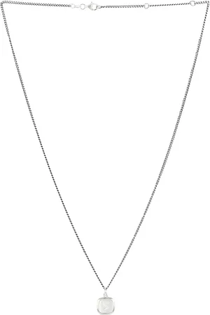 Serge DeNimes Dove Cameo Necklace in Metallic
