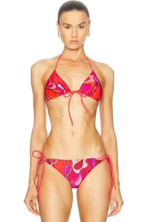 Emilio Pucci Bikini Top in Red