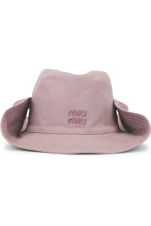 Miu Miu Sun Hat in Mauve