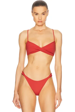 Tropic of C Infinity Bikini Top in Red